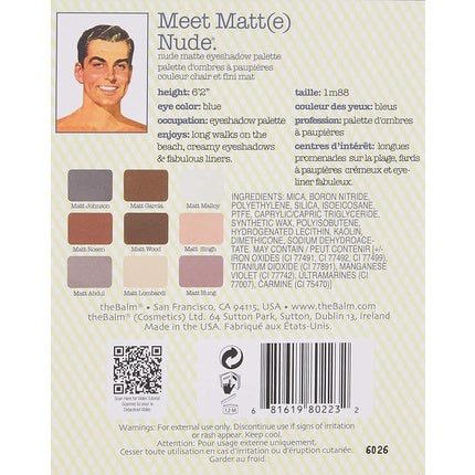 theBalm Meet Matt(e) Nude Eyeshadow Palette 9 Shades
