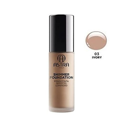 Astra Makeup Shimmer Foundation 03 Ivory 28Ml
