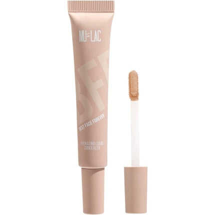 Mulac Cosmetics BFF LEO 5Y Hydrating Liquid Concealer Medium Beige with Yellow Undertone Vegan 10ml