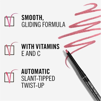 Rimmel London Lasting Finish Exaggerate Lip Liners 063 Eastend Pink 4g