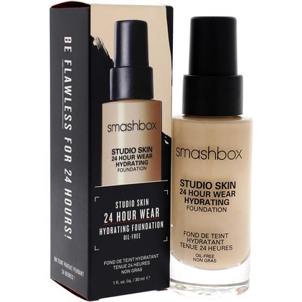 Smashbox Studio Skin 24 Hour Wear Hydrating Foundation 1.05 Fair With Warm Olive Undertone 1oz 28.35g