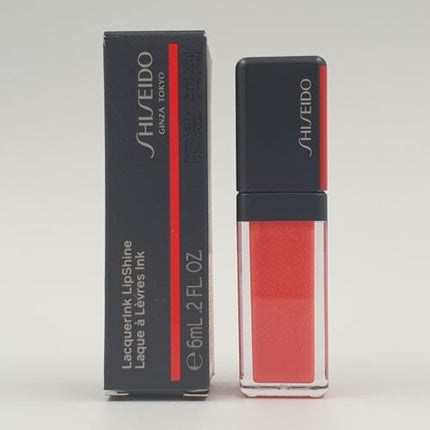 Shiseido LacquerInk Lip Shine Lipgloss 6ml No. 306 Coral Spark