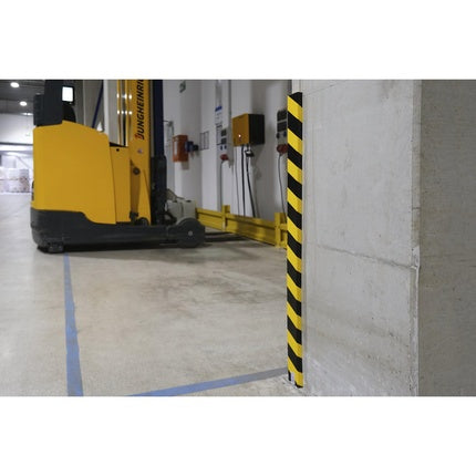 Durable Flat Protection Profile S20 Yellow/Black Self-Adhesive 1m