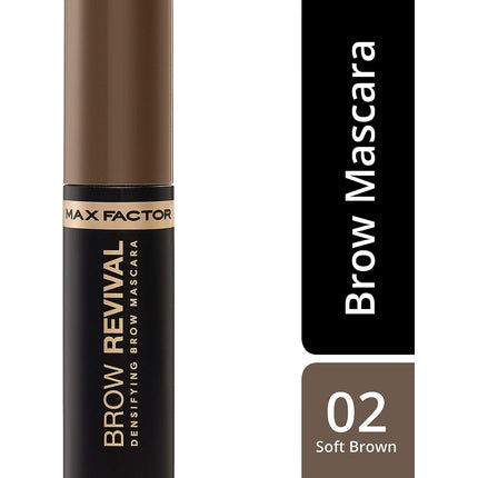 Max Factor Brow Revival Densifying Eyebrow Gel with Oils and Fibers Shade Brown