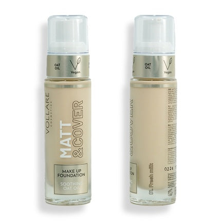 Long-Lasting 24h Vegan Natural Liquid Foundation with Pump