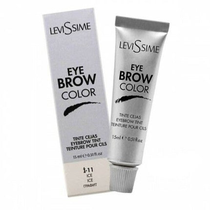 Levissime Eyebrow Color Tint Long Lasting Permanent Dye 15ml - Made in Spain