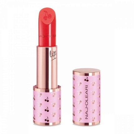NAJ-OLEARI Creamy Joy Lipstick Makeup for Face Women 12 Red Coral