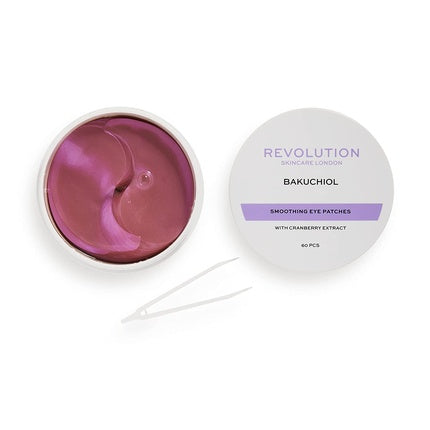 Revolution Skincare Pearlescent Purple Bakuchiol Smoothing Undereye Patches 60 Pieces