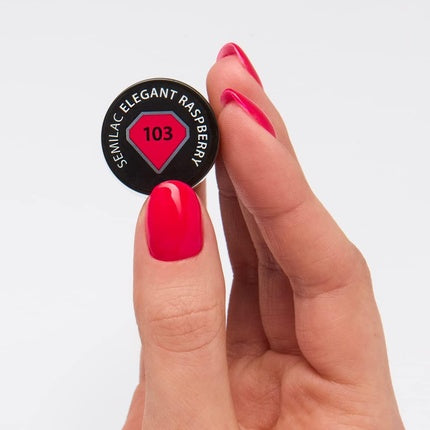 Semilac UV Nail Polish Elegant Raspberry 7ml