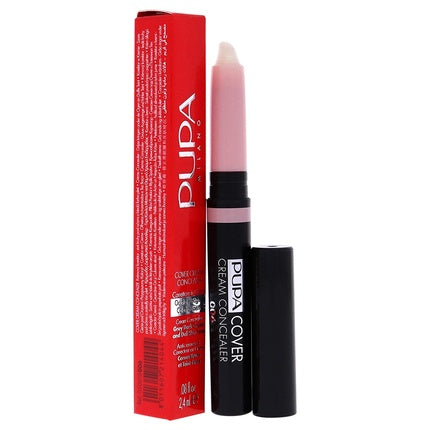 PUPA Milano Cover Cream Concealer Light to Medium Coverage Corrects Dark Circles and Imperfections Blendable Formula Enriched with Vitamin E Neutralizes Skin 006 Pink 0.08 oz