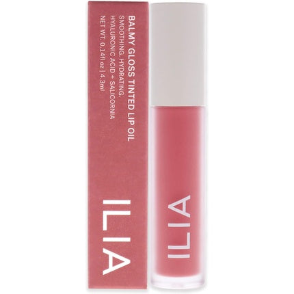 ILIA Beauty Balmy Gloss Tinted Lip Oil Petals 0.14oz Pink