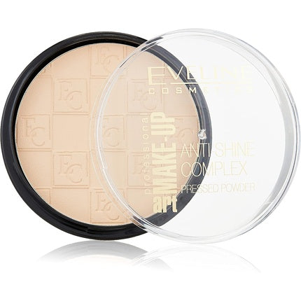 Eveline Art Make-Up Anti-Shine Complex Pressed Powder - 33 Golden Sand, 14g