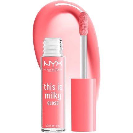 NYX Professional Makeup This Is Milky Gloss Vegan Lip Gloss Moo-dy Peach