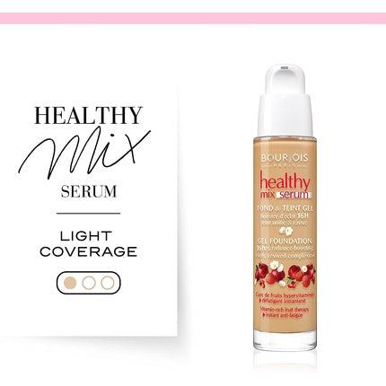 Bourjois Healthy Mix Serum Light Coverage Liquid Foundation 30ml 55 Dark Beige