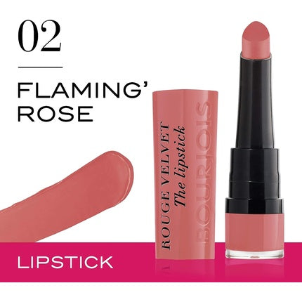 Bourjois Rouge Velvet Lipstick In Flaming Rose, 2.4g