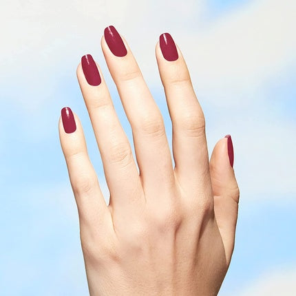 OPI Nature Strong Nail Polish Quick Dry Vegan Nail Varnish with Long-Lasting Results Red Shades Give a Garnet