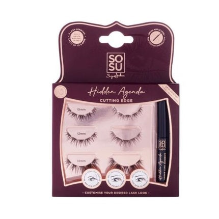 SOSU by SJ Hidden Agenda False Eyelashes Cutting Edge 10mm 12mm 14mm