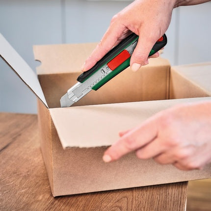 Bosch Ergonomic Cutter Knife with Soft Grip and Auto-Lock Blade