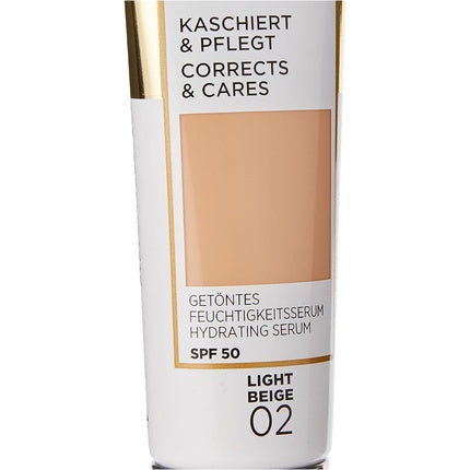 L'Oréal Paris Age Perfect BB Cream 02 Light Beige with Hydrating Serum Vitamin B3 SPF 50