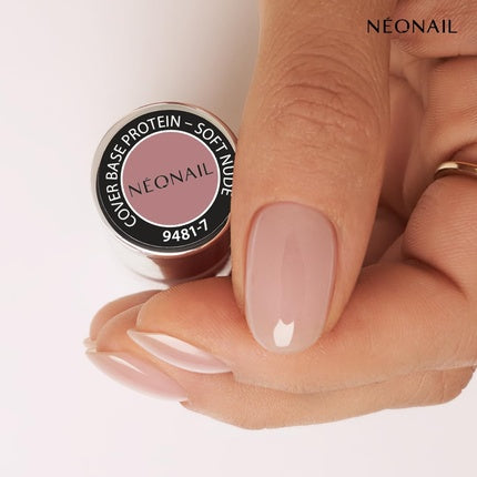 NEONAIL UV Nail Polish Cover Base Protein Soft Nude 7.2ml