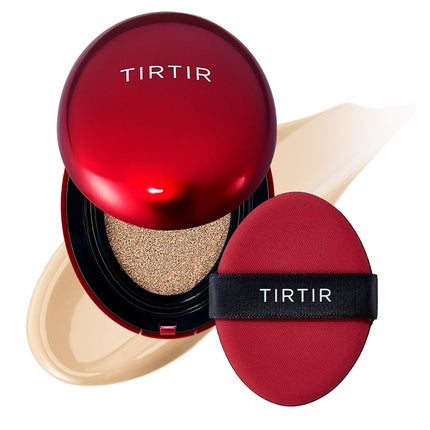TirTir Mask Fit Cushion Japan's Number 1 Choice for Glass Skin Long-Lasting Lightweight Buildable Coverage Radiant
