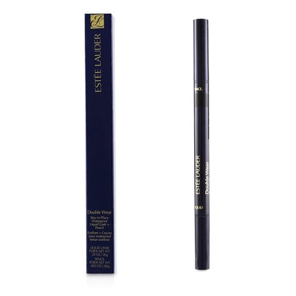 Estée Lauder Double Wear Stay-In-Place Waterproof Liquid Liner + Pencil Eye Liner 01 Onyx Black 0.53g