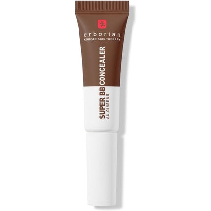 Erborian Super BB Concealer High Coverage Concealer with Niacinamide and SPF 25 Moisturizing Eye Corrector Natural Finish Korean Cosmetic Chocolate 10ml