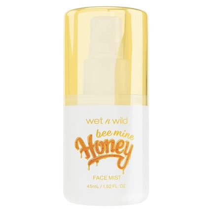 wet n wild Face Mist Wild Crush Honey Collection 3-in-1 Face Primer Mist Setting Spray and Refresher with Chamomile and Cucumber Extract and Green Tea Extract Honey Bee Mine Fixing Spray Honey Bee Mine