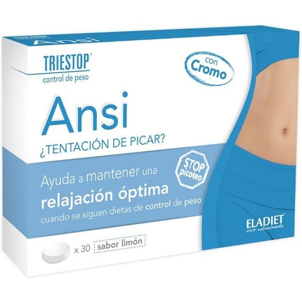 Eladiet Ansi Triestop Delete Lemon Flavor 30 Tablets