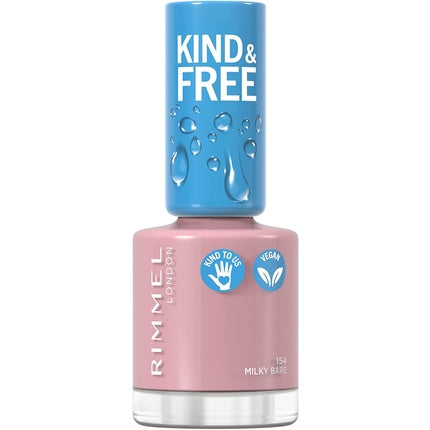 Kind & Free Vegan Nail Polish 154 Milky Bare 8ml