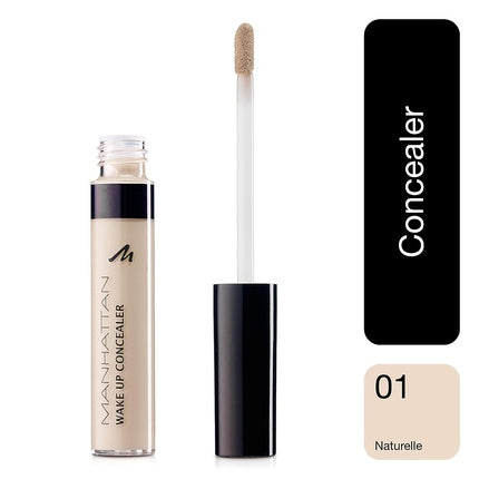 Manhattan Wake up Concealer Liquid Concealer for Covering Dark Circles and Redness Naturelle 1 7ml