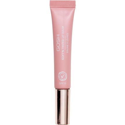Gosh Tinted Lip Balm with Colour in Vintage Rose 04 Smooth Soft Lips and Care One Glossy Booster Lipstick Vegan Ingredients SPF 15