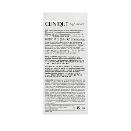 Clinique High Impact Mascara 01 Black Trio 3 Full Size in 1 Kit Gift Set