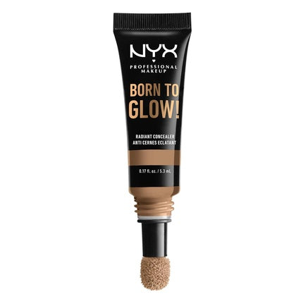 NYX PROFESSIONAL MAKEUP Born To Glow Radiant Concealer Medium Coverage Caramel 0.17 Fl Oz
