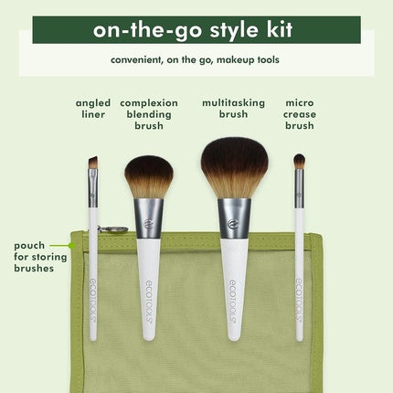 EcoTools On-The-Go Style Kit Makeup Brush Set