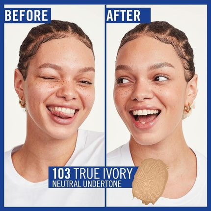 Rimmel London Match Perfection Foundation Spf20 103 True Ivory 30ml