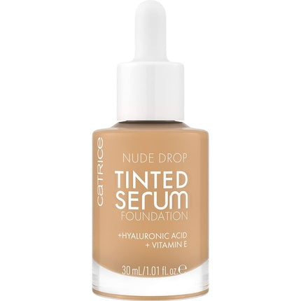 Catrice Nude Drop Tinted Serum Foundation Lightweight Hydrating Buildable Coverage 1.01 Fl Oz