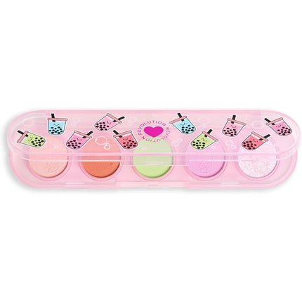 I Heart Revolution Bubble Tea Mini Matcha Palette Shimmer & Matte Eye Palette