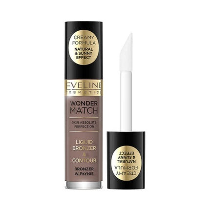 Eveline Wonder Match Liquid Bronzer & Contour Creamy Vegan Formula