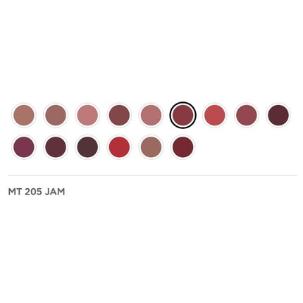 Radiant Professional Advanced Care Lipstick Ultra Nourishing Moisturizing Long Lasting Lipstick With Vitamin E UVA UVB Filters Matte Jam 205