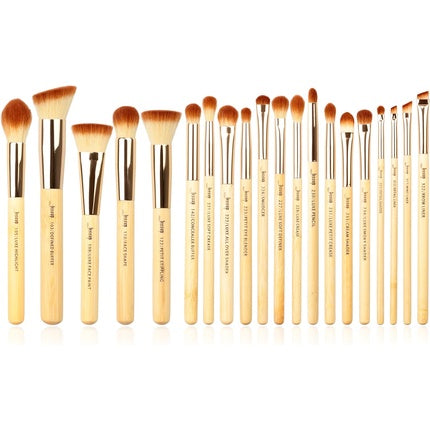 Jessup Brand 20pcs Beauty Bamboo Professional Makeup Brushes Set Foundation Powder Eye Shader T145