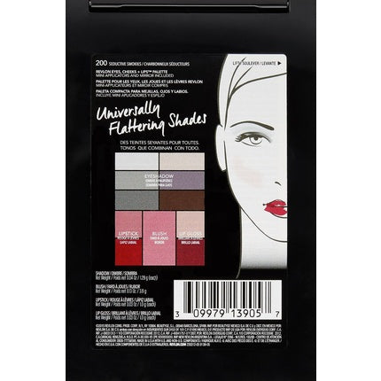 Revlon Makeup Set - Eyes, Cheeks, & Lips Palette 200 Seductive Smokies