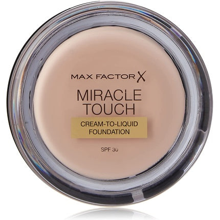 Max Factor Miracle Touch Base Cremosa Hidratante SPF30 Tom Rose Ivory 11.5g