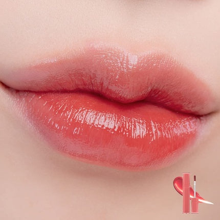 rom&nd Dewyful Water Tint Lip Gloss 0.18 fl oz in Coral Longlasting Lip Tint Moisturizing Natural Gloss MLBB