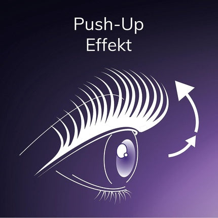 Manhattan SuperSize False Lash Look Mascara Contact Lens-Friendly Black Mascara with Push-Up Effect 12ml