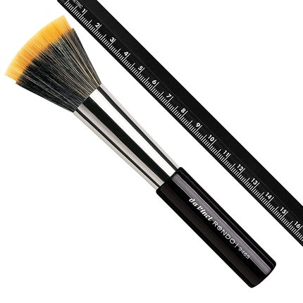 Da Vinci Foundation and Powder Stippling Brush 2in1 Vegan Handmade in Germany