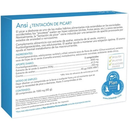 Eladiet Ansi Triestop Delete Lemon Flavor 30 Tablets