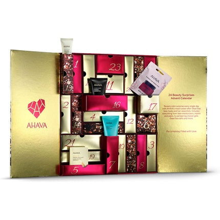 AHAVA The Adventure Gift Set 24 Day Beauty Surprises Advent Calendar for a Holiday of Love and Radiance
