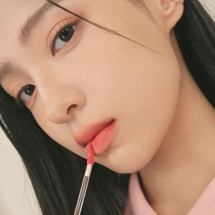 Rom&nd BLUR FUDGE TINT Matte Lipstick Lightweight Cream Type Super Stay K-Beauty Highly Pigmented Moisturizing 0.17oz 14 UNROSE
