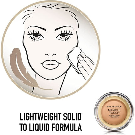 Max Factor Miracle Touch Liquid Illusion Foundation 80 Bronze 11.5g